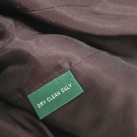 Lauren Ralph Lauren Purple Velvet silk blend button front jacket size 16 - Picture 11 of 11